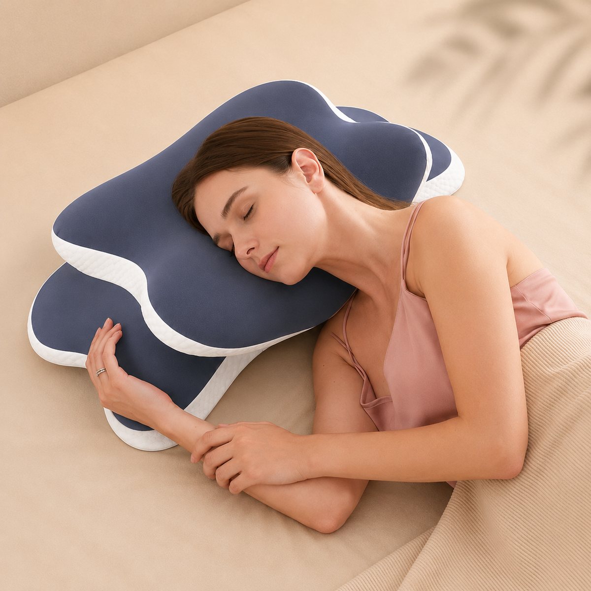 Oreiller cervical en mousse à mémoire de forme