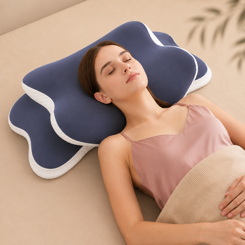 Oreiller cervical en mousse à mémoire de forme