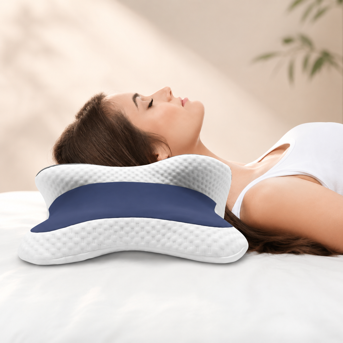 Oreiller cervical en mousse à mémoire de forme